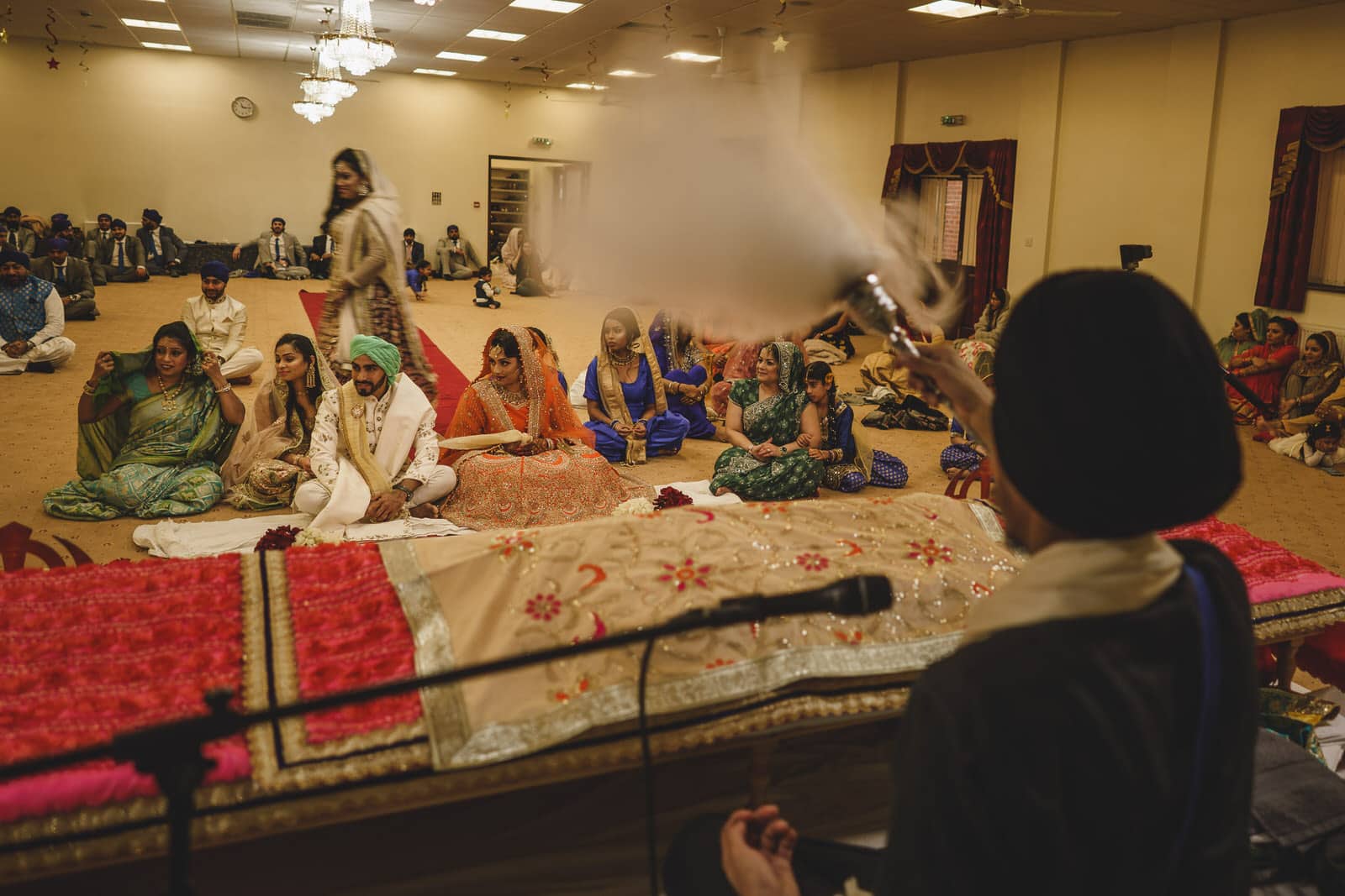Sikh ceremony captured by Wolverhampton Asian Wedding Photographer